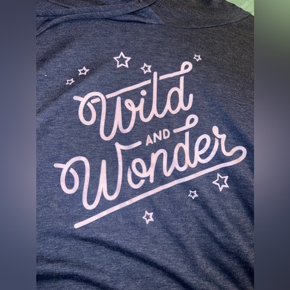 Draw String Hooded Light Long Sleeve Plus Size Top; 3X; Sew In Love Brand - Picture 2 of 3